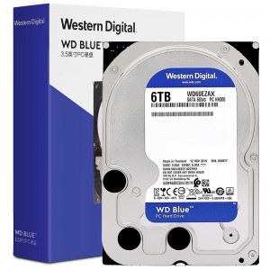 西部数据（WD）台式机硬盘西数蓝盘 6TB 5400转 256MB SATA 3.5英寸