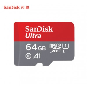闪迪（SanDisk）64GB TF（MicroSD）内存卡 A1 U1 C10  读速140MB/s