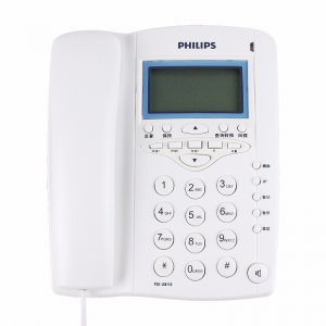 飞利浦（PHILIPS）TD-2815电话机×白色