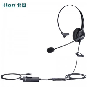 北恩（HION）FOR680 USB耳麦话务耳机（水晶头+调音量+闭音B4.1）