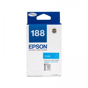 爱普生（EPSON）T1882 青色墨盒(适用WF-3641/7111/7621/7218/7728机型)