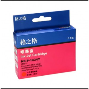 格之格WE-P-1434Y黄色墨盒(适用爱普生WF-3011/7511/7521/7018/ME960FWD/900WD/85ND机型)