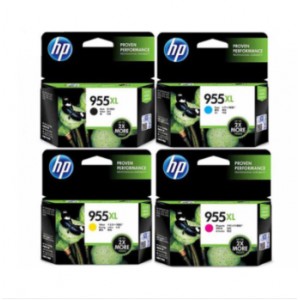 惠普（HP）955XL 四色大容量墨盒（适用于惠普OFFCEJET PRO7740/8210/8216/8710/8720/8730喷墨打印机）