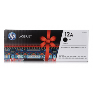 惠普（HP）LaserJet Q2612A黑色硒鼓12A（含安装服务及检修机器服务）