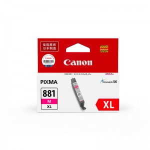佳能（Canon）CLI-881XL M 红色墨盒 （适用于TS9180/TS8180/TS6180/TR8580）