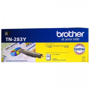 兄弟（brother）TN-283Y 黄色墨粉盒（适合HL-3160 3190DCP-9030MFC-9150 9350CDW）