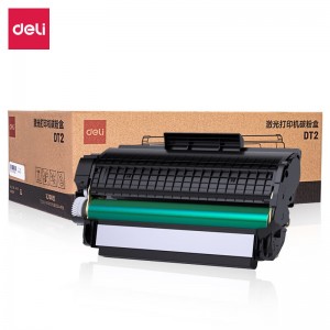 得力（deli） DT2 黑色硒鼓 鼓粉一体 3700页（适用于DP28、DM28、DP25、DM25、ZYP28、ZYM28系列）