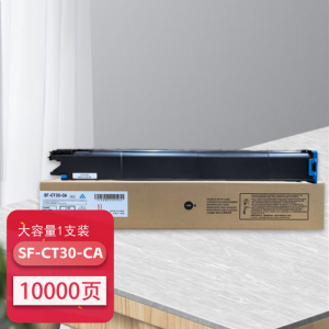 富润铭 SF-30CT-CB 青色墨粉(适用SF-S501DC/S601DC/S351RC/S401RC/S262RC/S312RC机型) 约12000页