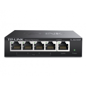 普联（TP-LINK）TL-SG1005P 5口全千兆非网管PoE交换机