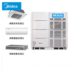 美的（Midea）中央空调 20匹一拖七多联机（主机：MDV-560(20)W/D2SN1-8V3*1台+内机MDV-D80T3/BP3N1-EF(B)*7台、含安装及辅材）