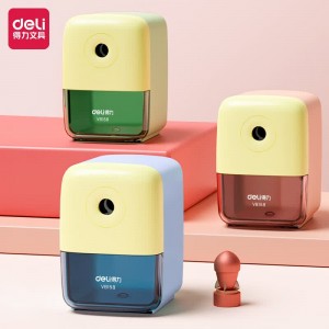 得力（deli）VB158手摇削笔机(蓝色)