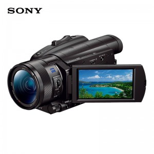 索尼（SONY）FDR-AX700 4K高清HDR数码摄像机 (闪迪128G卡/相机包/三脚架)