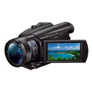 索尼(SONY)FDR-AX700 4K HDR高清数码摄像机(含闪迪128G卡/索尼原装电池*2/索尼原装包/沣标S-324C+S-Q44三脚架/沣标读卡器/沣标清洁套装/WM9S小蜜蜂无线麦克风)