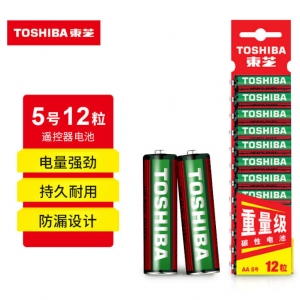 东芝(TOSHIBA)5号碳性干电池 12粒装