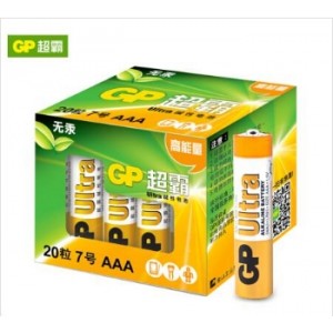 超霸7号电池 20粒/盒（单位：对）