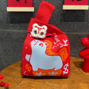 马年新年礼包红色小提包