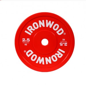 IRONWOD包胶杠铃片2.5kg