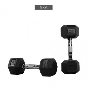 IRONWOD包胶六角哑铃5kg