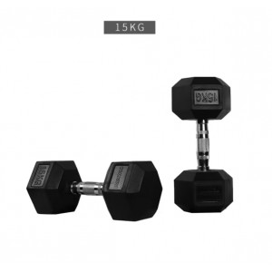 IRONWOD包胶六角哑铃15kg
