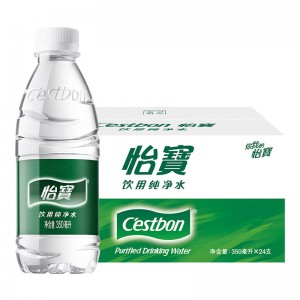 怡宝纯净水350ML/瓶 24瓶/箱 单位：箱
