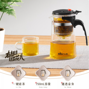 小熊伊万玻璃茶壶750ml