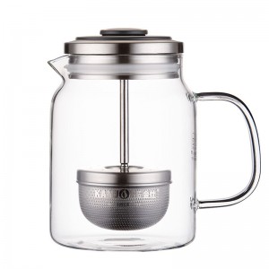 金灶泡茶壶 耐热玻璃茶具 茶水分离杯花茶壶飘逸杯 A76 560ml