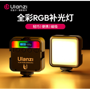 优篮子 VL49 RGB磁吸全彩补光灯便携LED