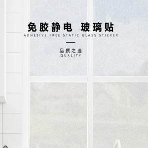 麦锐欧 静电无胶纯磨砂玻璃纸 1米*1米