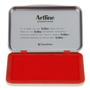 旗牌中号印台 红色