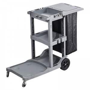 申梵  清洁车  带盖小轮